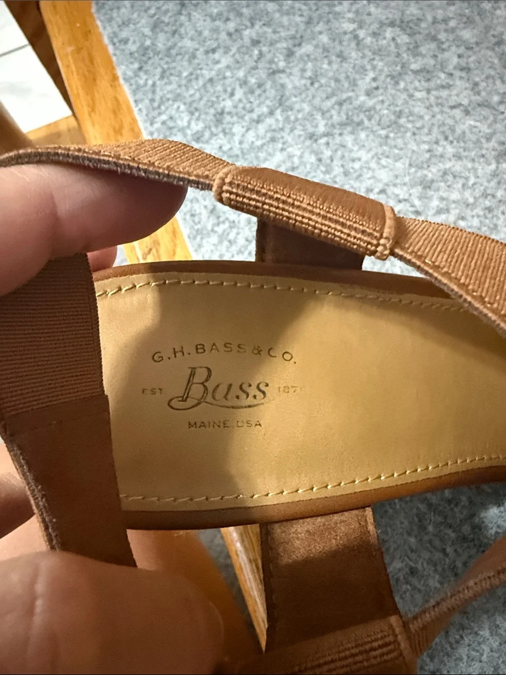 G.H Bass & Co Espadrille Wedge Sandals - Slip-On Slingback